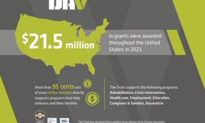 DAV charity rating and veteran support services