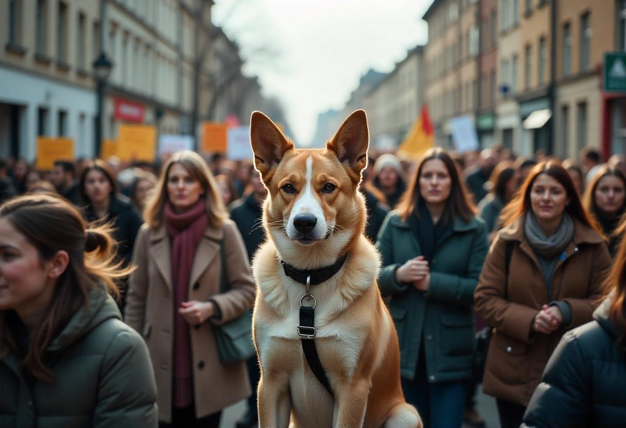 defenders of animal rights advocating for animal welfare