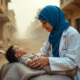 humanitarian work by a direct relief organization in action
